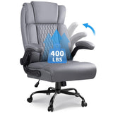 VITESSE Executive Office Chair,Heavy Duty Office Chair with Flip up Armrest,Ergonomic High Back Computer Gaming Chairs Home Offi