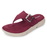 Ortho Joy Doctor Fancy Slipper For Women || Orthopedic Women'S Fancy Sandal/Slipper For Women,Maroon,7,B0CQG54VGN