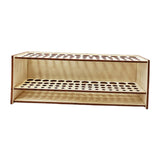 ATORSE Paint Brush Storage Rack Wooden Brush Holder for Storing Paints Storage Rack
