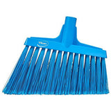 Vikan 29163 Split Bristle Angle Head Broom, 11.4inch, Blue