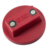 Potauto Universal Nylon PA6 Magnetic Jack Pad Jacking Puck Adapter Support Compatible with BMW, Mini Vehicle (Qty 1, Red)
