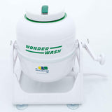 WonderWash Portable Mini Washing Machine for Apartment & Tiny Spaces - Manual Hand Clothes Washer with Retro Design - Clean Laundry Anywhere with Our Countertop Non-Electric Small Washer - White-Like New