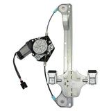 TRQ Rear Left Power Window Regulator & Motor Assembly Drivers Side Compatible with 2006-2012 Ford Fusion 2007-2012 Lincoln MKZ 2