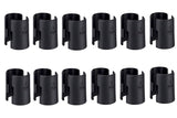 24 Pcs 12 Pairs Wire Shelving Shelf Lock Clips for 3/4 Inch Post - Shelving Sleeves Replacements for Wire Shelving System (3/4 I