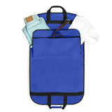 DALIX 39 Garment Bag Cover for Suits and Dresses Clothing Foldable w Pockets Royal Blue
