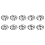 HARFINGTON 10pcs Thread Repair Inserts M10 x 1.5 Male to M4 x 0.7 Female Thread 5mm Long Stainless Steel Reducing Nuts Metric Se