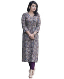 Gosriki Women'S Rayon Blend Straight Printed Kurta With Pant (Darna Wine-Gs_Xxl_Wine_Xx-Large),Wine,2,B0CXPJ62P7