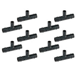 10 PCS EFIELD Poly Pex-A Expansion Fittings 3/4 X3/4 X 1/2 Reducing Tee For Pex A Tubing/Pipe Only, ASTM F1960 (Pack of 10)