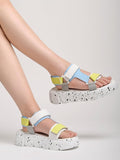 Shoetopia Casual White Sandals For Women & Girls /Eu36,White,3,B0DFHC9SV9