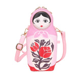 Calandis Russian Dolls Crossbody Bag Casual Shoulder Bag For Fishing Climbing Trekking | Womens Handbags & Bags
