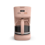bella 12 Cup Programmable Coffee Marker, Reusable Dishwasher Safe Accessories, Easy LCD diaply, Auto Shutoff, 900 watt, Blossom