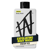 W By Jake Paul Exfoliating Body Wash for Men, Vitamin-Infused, Hydrating Shower Gel, Fresh Ice, 18 fl oz