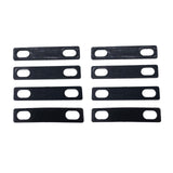 TUOREN 8Pcs Guitar Neck Shims Includes 2Pcs 0.1mm, 2Pcs 0.3mm, 2Pcs 0.5mm and 2 Pcs 1mm Thickness for Guitar Bass Bolt-on Neck R