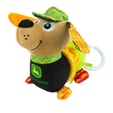 Lamaze John Deere Corn E Dogg Car Seat And Stroller Toy - Soft Baby Hanging Toys - Baby Crinkle Toys With High Contrast Colors -