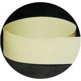 USA | American Made 1/8 Cream/Natural Solid Grosgrain Ribbon - 100 Yards - (Multiple Widths & Yardages Available)