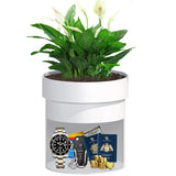 Sdstone Fireresistant Waterproof Flower Pot Diversion Safe with Key Lock,Stainless Steel Secret Hidden Safe,Perfect for Hiding T