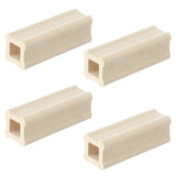 Nuanchu 4 Pack 3 x 1 Inch Kiln Post High Alumina Kiln Posts Square Ceramic Shelf Supports for High Temperature Kilns Sturdy Firi