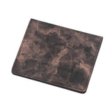 Calandis Vaccination Card Protector Slim Leather Wallet For Documents Black | Id & Document Holders | Womens Accessories