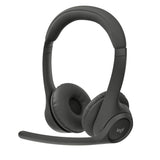 Logitech Zone 301 Wireless Bluetooth Headset with Noise-Canceling Microphone, Compatible with Windows, Mac, Chrome, Linux, iOS,