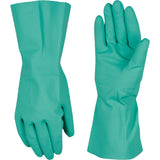 Chemical Resistant Nitrile Gloves,?Solvent and Pesticide Resistant, Reusable, Large (Wells Lamont 178L) , Green