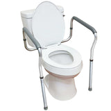 Carex Toilet Safety Rails Toilet Safety Frame For Elderly, Handicap, or Disabled Toilet Rails For Home Use, Elderly, Toilet