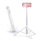 KraftGeek Tripod for iPhone, 66JustTap Phone Tripod, Selfie Stick Cell Phone Stand for Recording Travel, Content Creator Ess