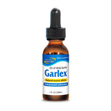 NORTH AMERICAN HERB & SPICE Garlex - 1 fl. oz. - Oil of Wild Garlic - Contains Coriander, Basil, Ginger, Fennel, Oreganol P73 -