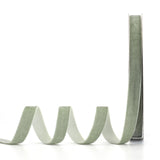 Lemon Park Dusty Green Velvet Ribbon,5/8 W x 20Yd Single Face,Great for Gift Wrapping,Hair Bows,Handmade Craft and Christmas,Wed
