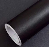 Yancorp 31.5x394 Matte Black Contact Paper Peel and Stick Wallpaper Removable Contact Paper for Bedroom Kitchen Cabinest Self-Ad
