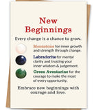 LiuuLi Unique Inspirational Gifts for Women,Farewell Card for New Beginnings,Coworker Going Away Card