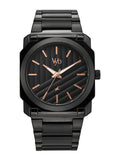 Fastrack Vyb Challenger With Quartz Analog Black Dial Black Stainless Steel Strap Watch For Men - Fv30045Nm01W