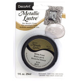 Decoart FrostWhite Metallic Lustre 1oz Frost White, 1 Fl Oz (Pack of 1)