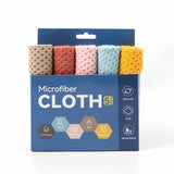 COKOEYSDR Microfiber Cleaning Cloths 5 Pack 12 x 12 Inches, Reusable and Washable, Ultra Soft Absorbent Quick Drying Dish Towels