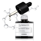 COSRX Retinol 0.5 Oil, Anti-aging Serum with 0.5% Retinoid Treatment for Face, Reduce Wrinkles, Fine Lines, & Signs of Aging, Ge