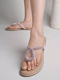 Shoetopia Women'S Sandal-8 Kids Uk (Flat-Circle-Pink)-Eu41,Pink,8,B0D14VB7D4