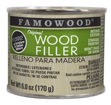 FamoWood 36141122 Original Wood Filler 1/4 Pint, Mahogany
