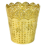 RUSTIC LINEN Pen holder Office Desk Metal Mesh Pen Stand (1 Pc)