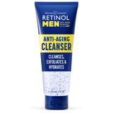 Retinol Mens Gel Cleanser Gently exfoliates skin for improved texture and radiance and Removes impurities trapped in your por
