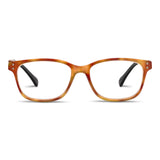 Peepers by PeeperSpecs Women's Nature Walk-Amber Tortoise/Black +1.50 Soft Square Reading Glasses, 1.5