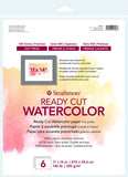 Strathmore Watercolor Paper Pack 11X14-6 Sheets -140311