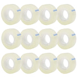 OWLKELA 12 Rolls Transparent Tape Refills, Clear Tape, AllPurpose Transparent Glossy Tape for Office, Home, School