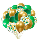GAKA Green Gold Balloons 12 Inch 50PC Balloons Mexican St. Patricks Day Decorations Green Gold Party Decorations
