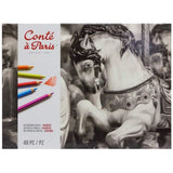 ContParis Cont Paris 2184 Pastel Pencils With 48 Colors, Colors May Vary