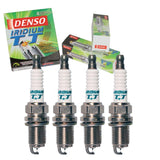 4 pc DENSO Iridium TT Spark Plugs compatible with Honda Fit 1.5L L4 2007-2013