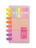 Doodle A6 Spiral Notebook Diary With Sticky Notes & Page Markers 80 Ruled Pages, 80 Gsm Soft Wiro Bound For Smooth Writing