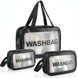 Pvc Makeup Bag Travel Toiletries Organizer Cosmetic Bags Wash Bag Pouch For Travel Kit Toiletry Bag Portable Organizer Case Carr