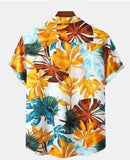 Dhruvi Trendz Mens Rayon Men'S Casual Shirt Regular Fit Western (Dt-Ms-6048_Orange_2Xl)
