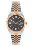 French Connection Stainless Steel Spring-Summer 2023 Analog Grey Dial Men'S Watch-Fcp41Rtm