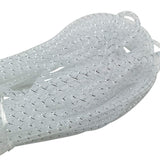 Chenkou Craft White 12 Yards Solid Mesh Tube Deco Flex for Wreaths Crafts (White, 3/8(8mm))