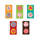 woopme Set of 5 Magnetic Love Symbol Printed Hanging Bookmark for Book Lovers Readers Students Gift Magnetic Page Clips Folding